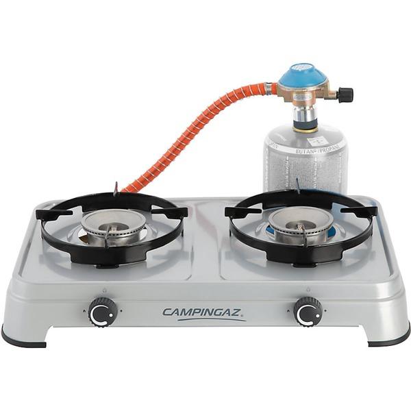 Campingaz Gaskocher Camping Cook CV (grau, Zweiflammkocher)